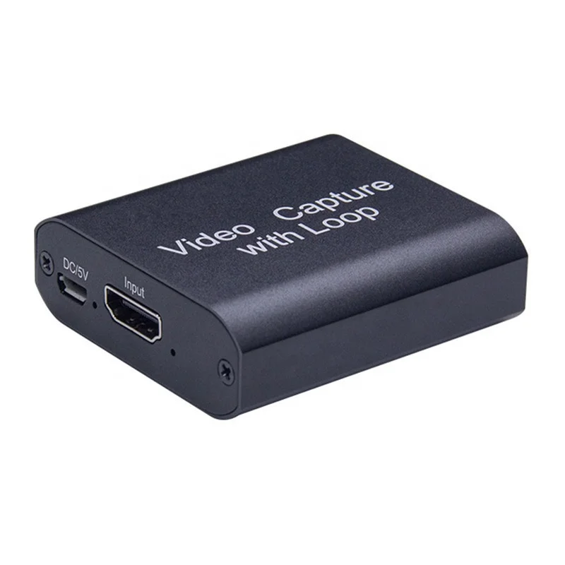 Manufacturer HD video capture card 4K usb2.0 HD game live capture box driver-free capturer