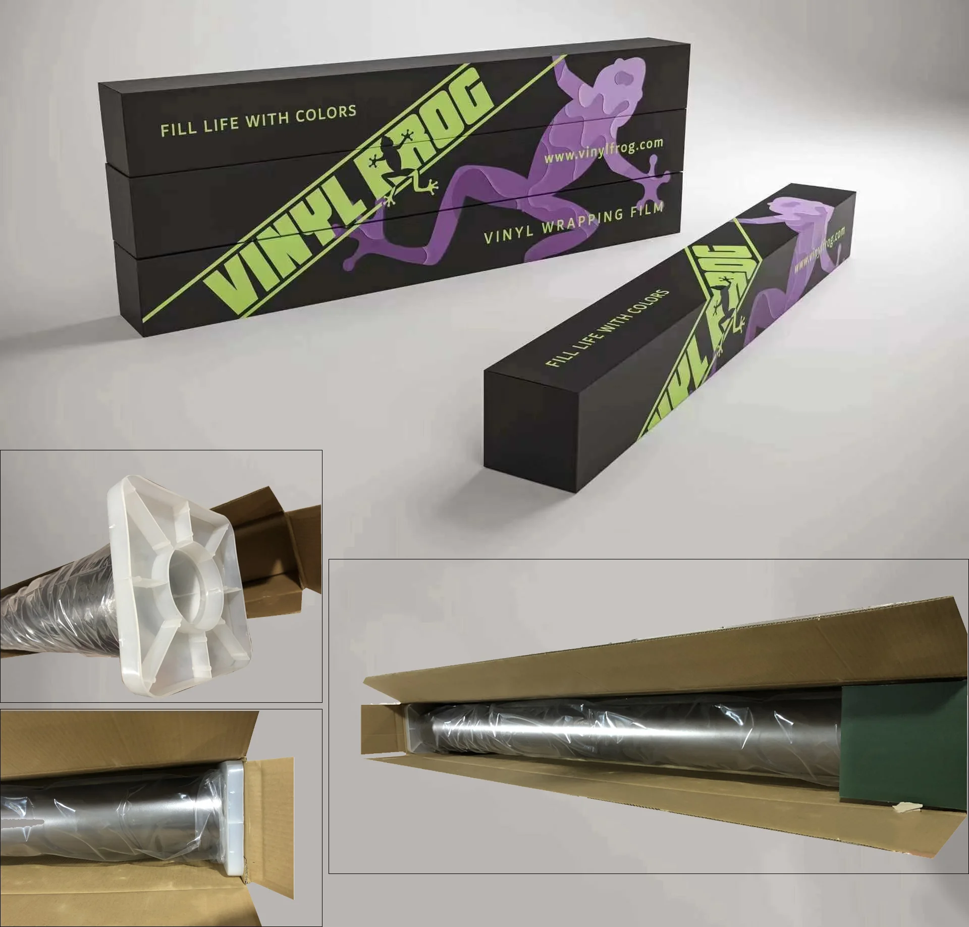  VINYLFROG зеркальная хромированная режущая фольга рулон рукоделие перманентные клейкие виниловые