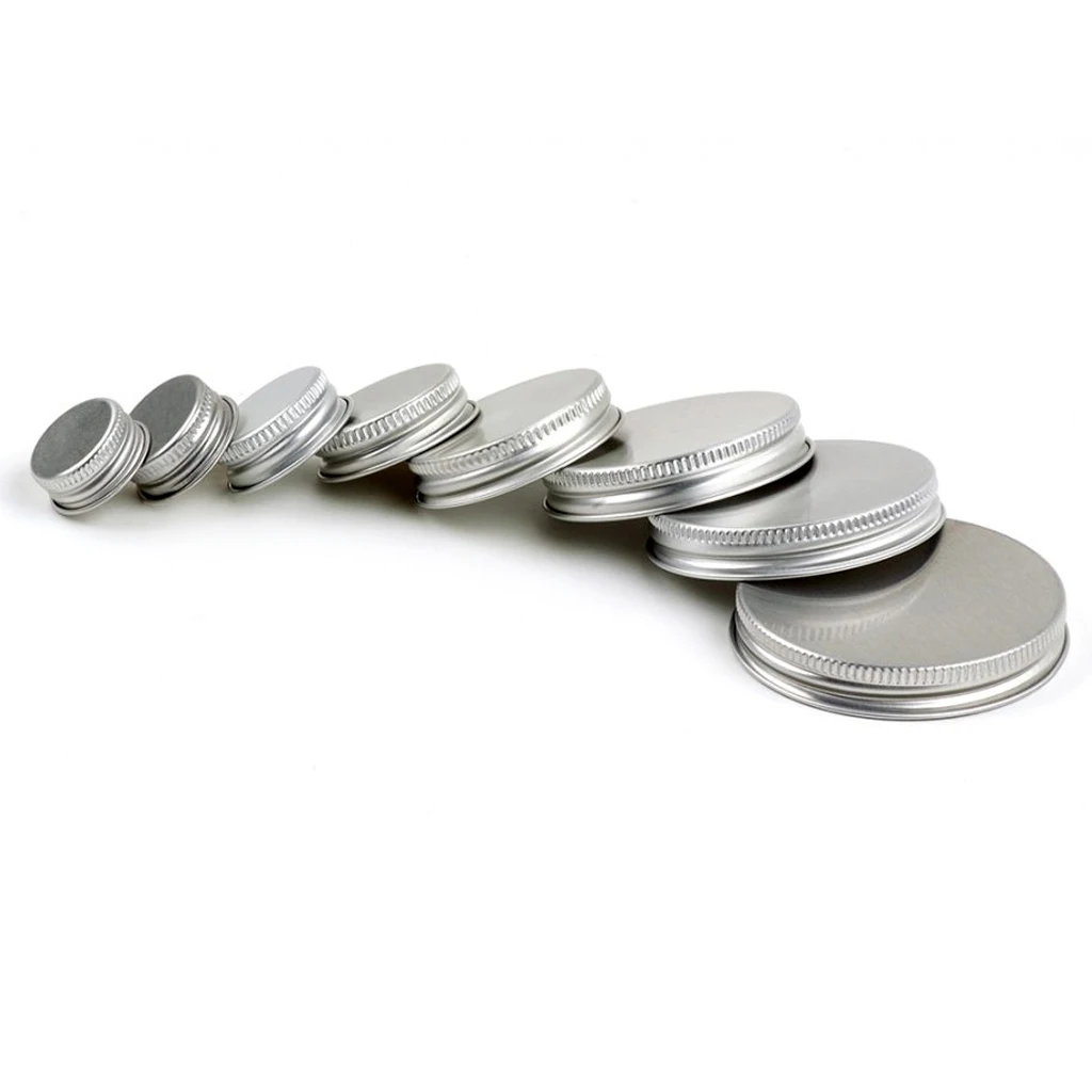 Body scrub Aluminum Cap 150mL 180mL 200mL 250mL 300mL 500mL 56mm 68mm 70mm 89mm 100mm Round Silver Cosmetic Lid aluminum lid