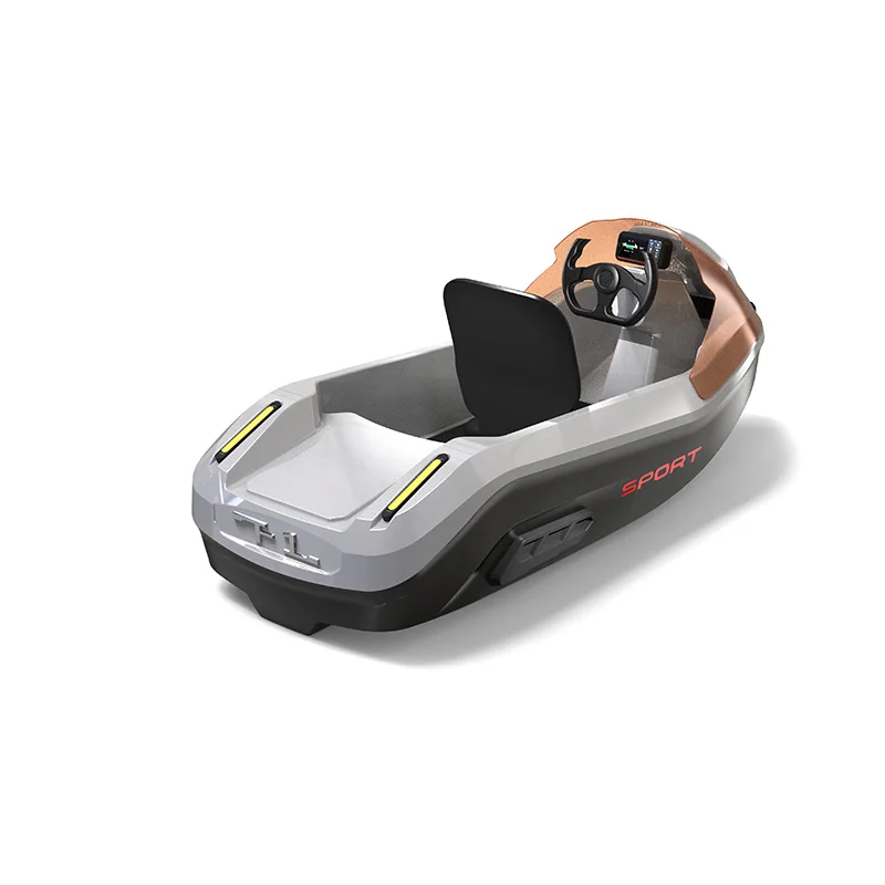 Ocean Water Sports Mini Jet Ski 15Kw Motor power 72V High speed 45Km/H Go Karting E Boat Racing Tiny Personal small Jet Boat