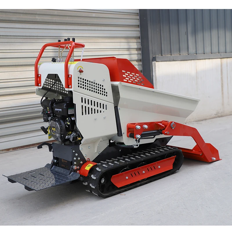 Small Crawler Dump 500KG 1000KG  Mini Dumper Garden Track Dumper Self-Loader