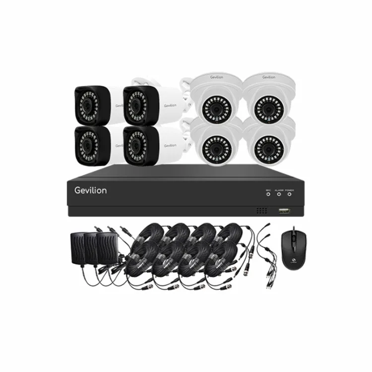 Easy Set Up 8CH HD 1080P Night Vision AHD CCTV Security camera System Outdoor 8 Channel Cctv System DVR