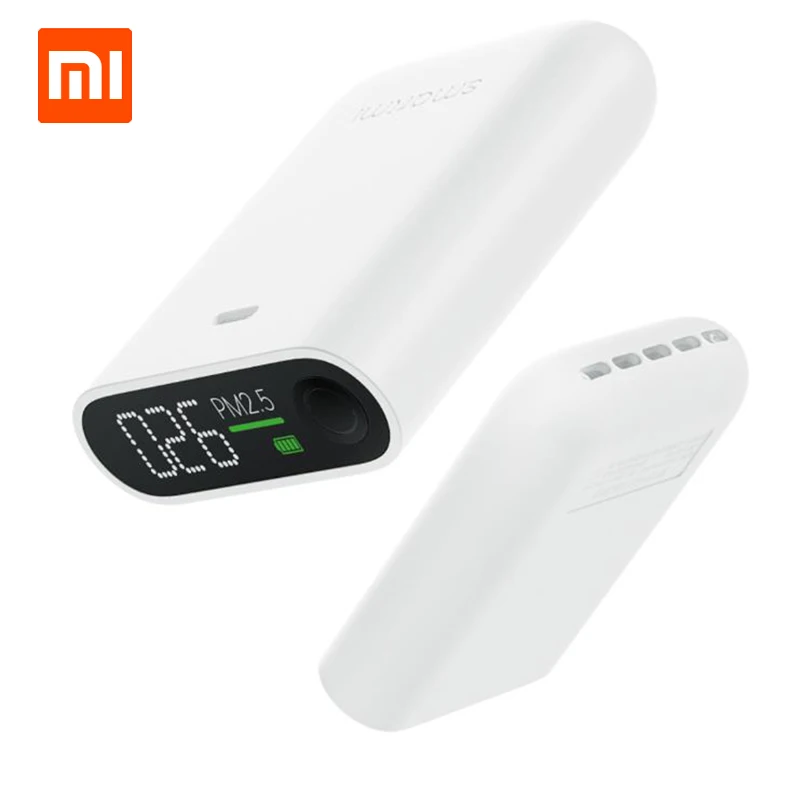 
Детектор воздуха Xiaomi Smartmi PM2.5, тестер качества воздуха в режиме реального времени, трехцветный цифровой индикатор, длительный режим ожидания, для умного дома Mijia 