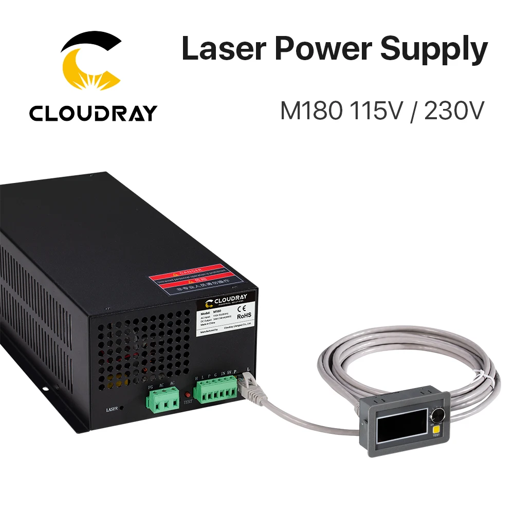Cloudray MYJG 100W 120W 150W 180W Laser Power Supply With Monitor For CO2 Laser Cutting Machine