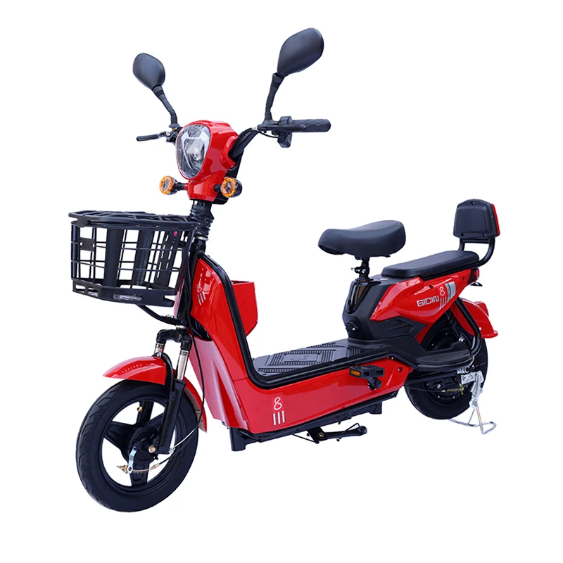 High quality 48v 14 inch best ladies e bikes women electric scooter electric town bike for city commuting
