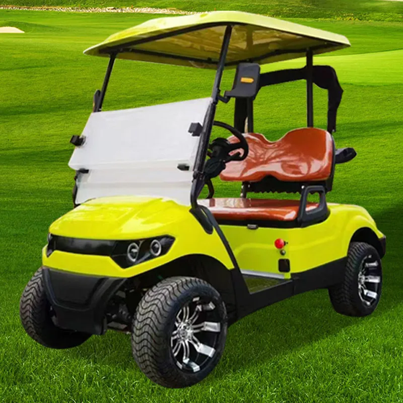 2 4 6 8 seater golf cart sightseeing cart steel frame injection molded shell infinite speed system new energy golf cart