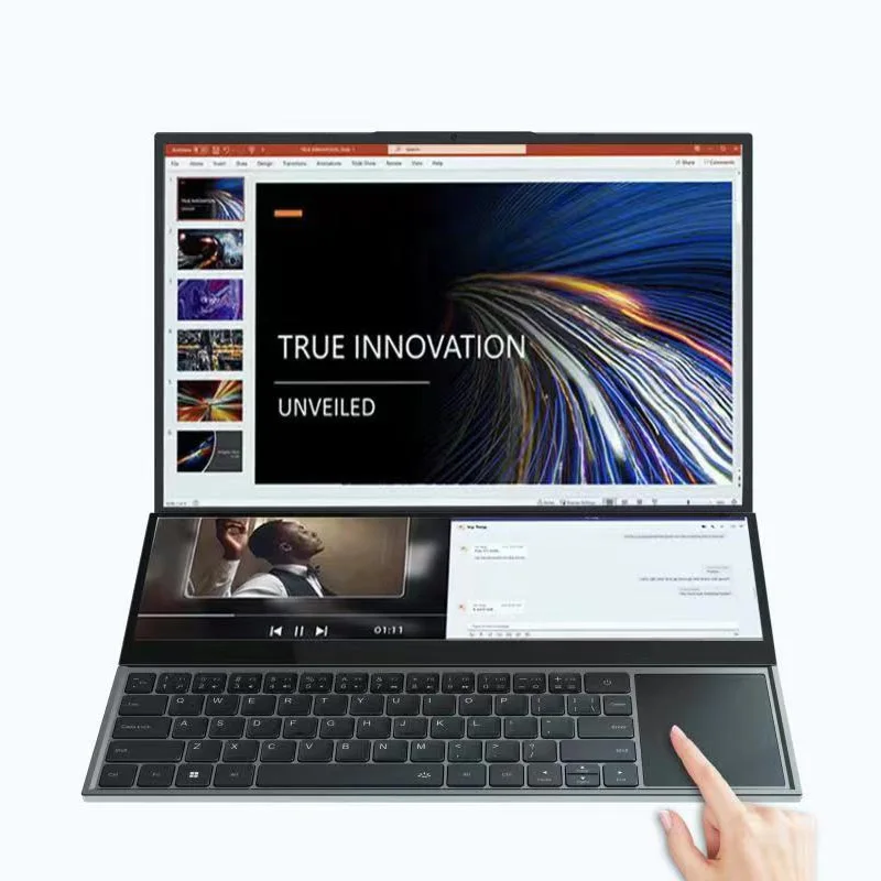Brand new 16 inch business dual screen core i7 10th generation laptop computer cheap computadoras laptop notebook i7