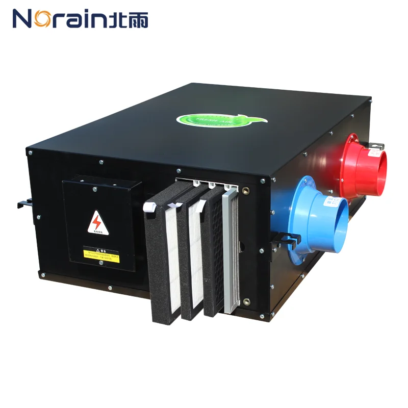 Air volume400 Purification type two-way flow fan fresh air household ventilation and filtration system equipment