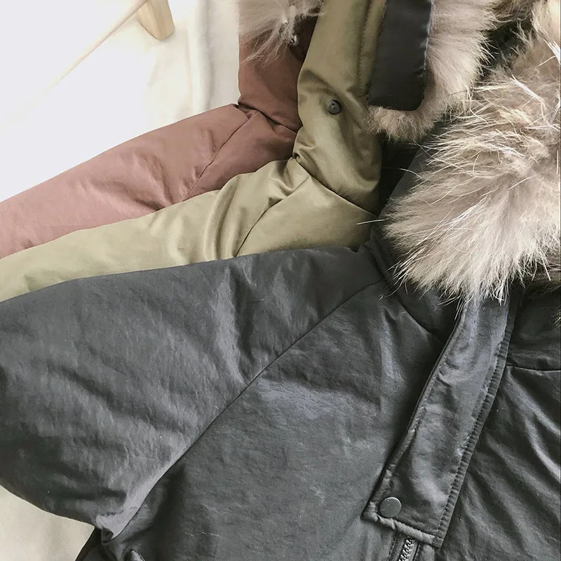 Clothing factories kids clothing children boys wear white goose down coat wadded jackets winter custom long coats for girls