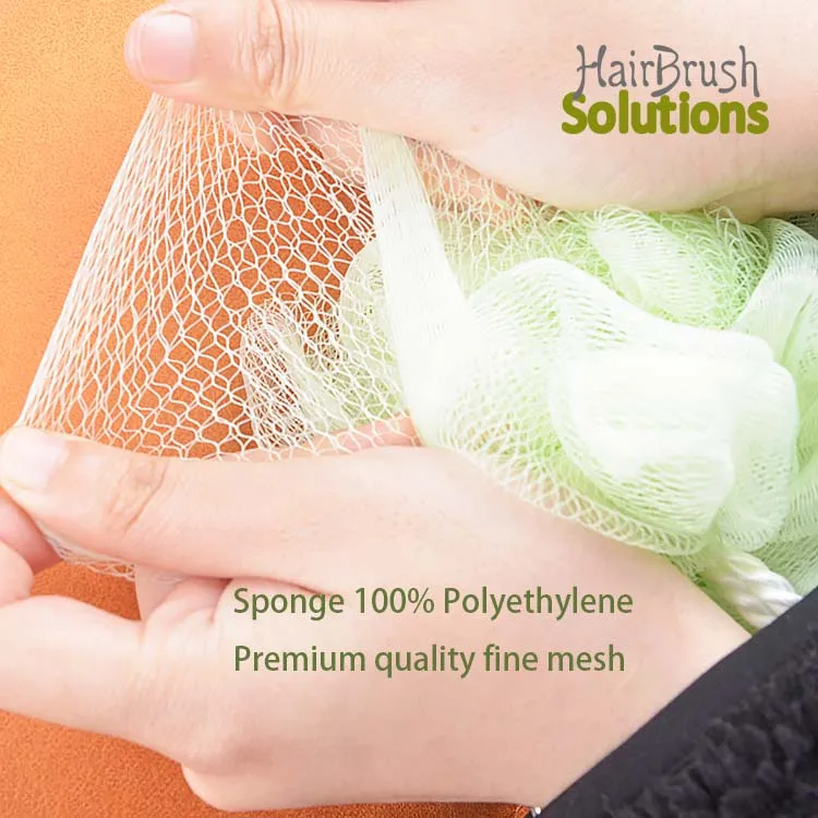 Wholesale 50g Mix Color Bath Shower Ball Loofah Body Scrubber Cleaning Exfoliating Mesh Bath Sponges