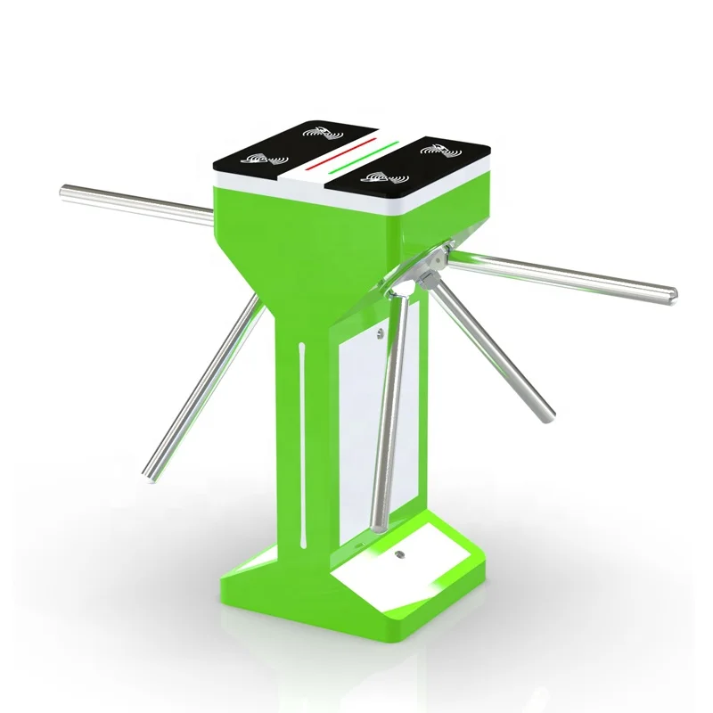 Double Arm Vertical Tripod Turnstile Gate for Gym Turnstile Access Control of Pedestrian Passage