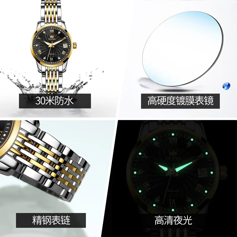 Widely used superior quality luxury women mechanical watch manufacturer