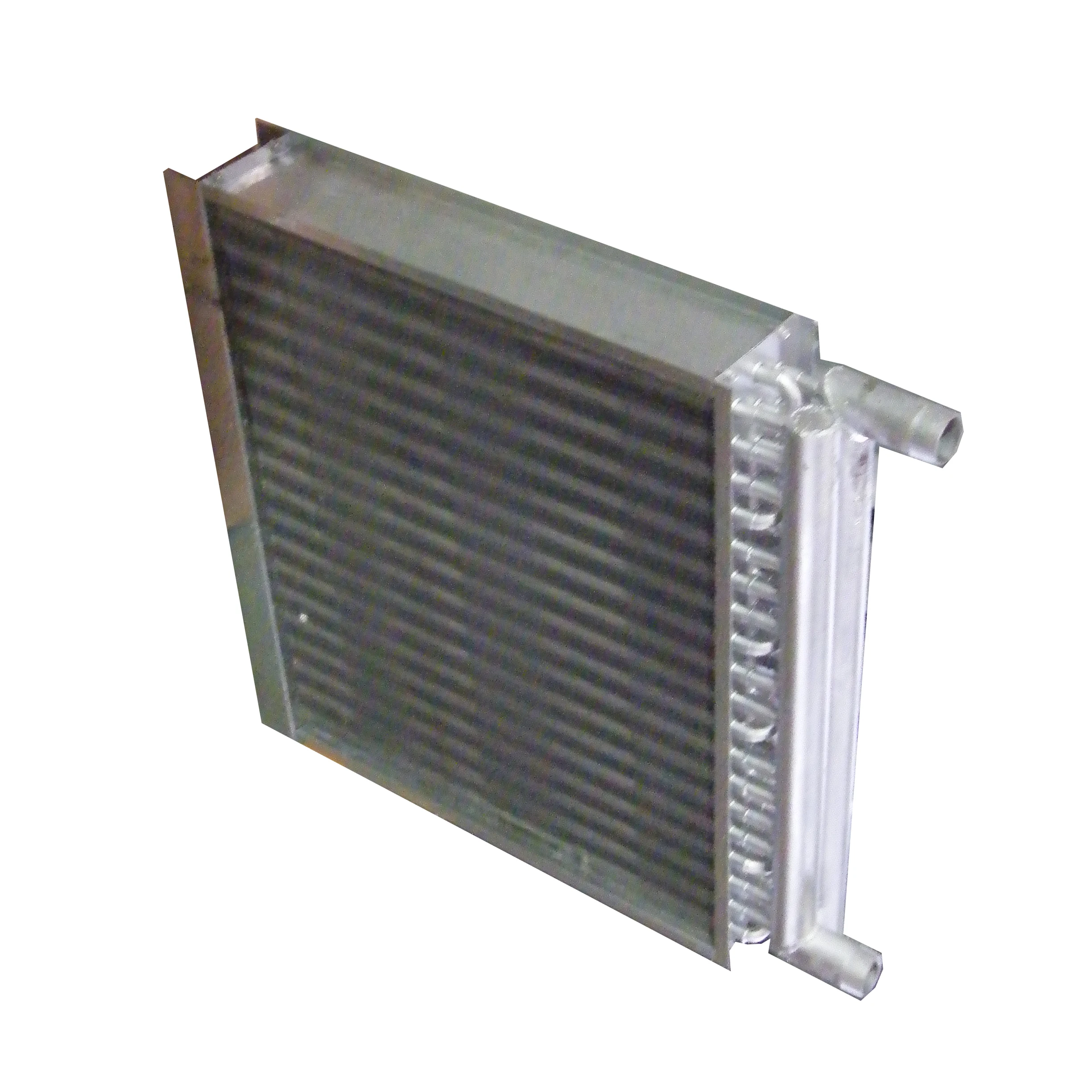 Custom 5/8 inch stainless steel tubes and fins for steam or hot water heat exchanger cooling coils, corrosion resistant