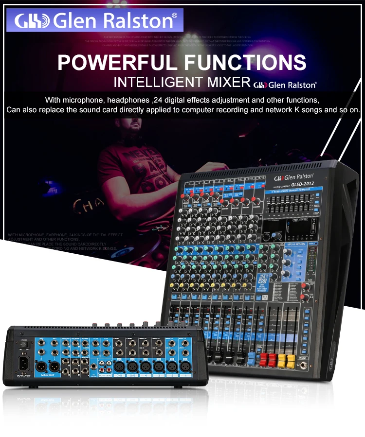Glen Ralston Audio Mixer Digital Professional For Wholesales
