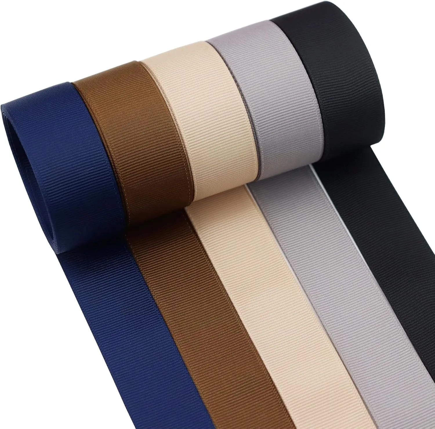 Корсажная лента оптовая продажа однотонная 100% полиэстер 1 5 дюймов 38 мм двойная подарочная упаковка для лица