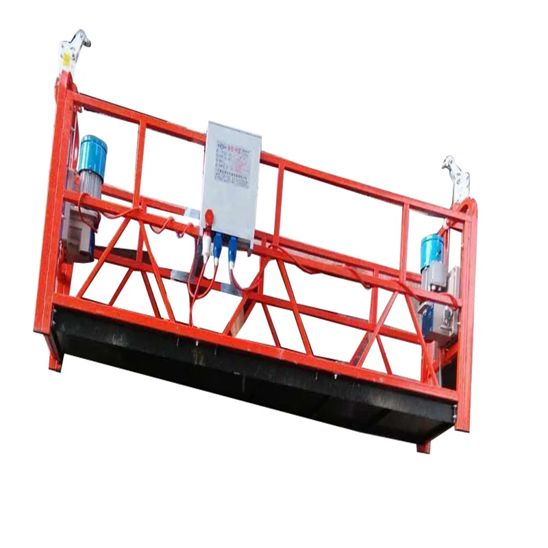 Hoist aluminum suspended platform electric scaffolding for construction