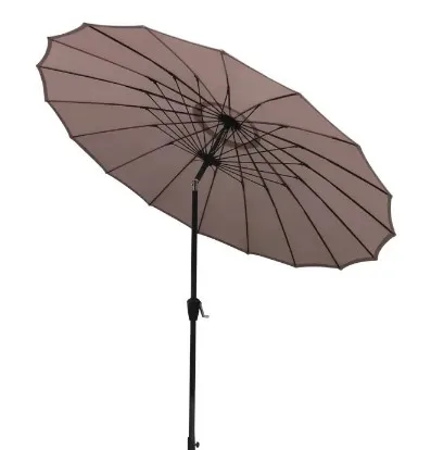Uplion 24  Ribs Outdoor Patio Umbrella with Tile and Crack Factory Direct Garden Parasol Sun Umbrella