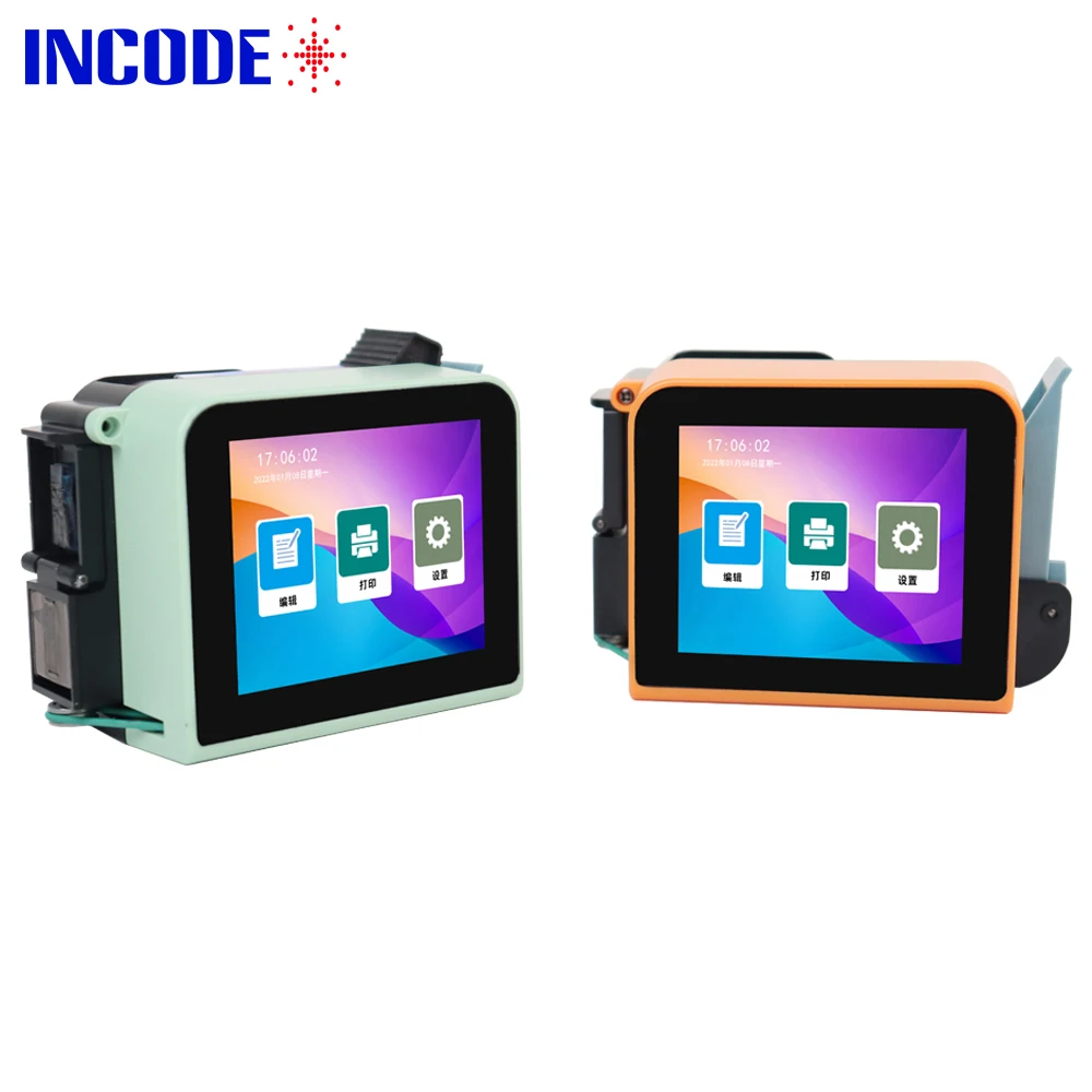 INCODE digital ink jet printer Production date Carton steel pipe cable QR code portable inkjet printer machine