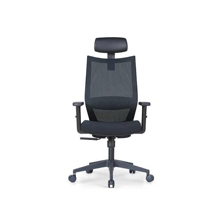 
High Quality Swivel Computer Chair Ergonomic Mesh Office Chair with Adjustable Lumbar Support and Headrest 