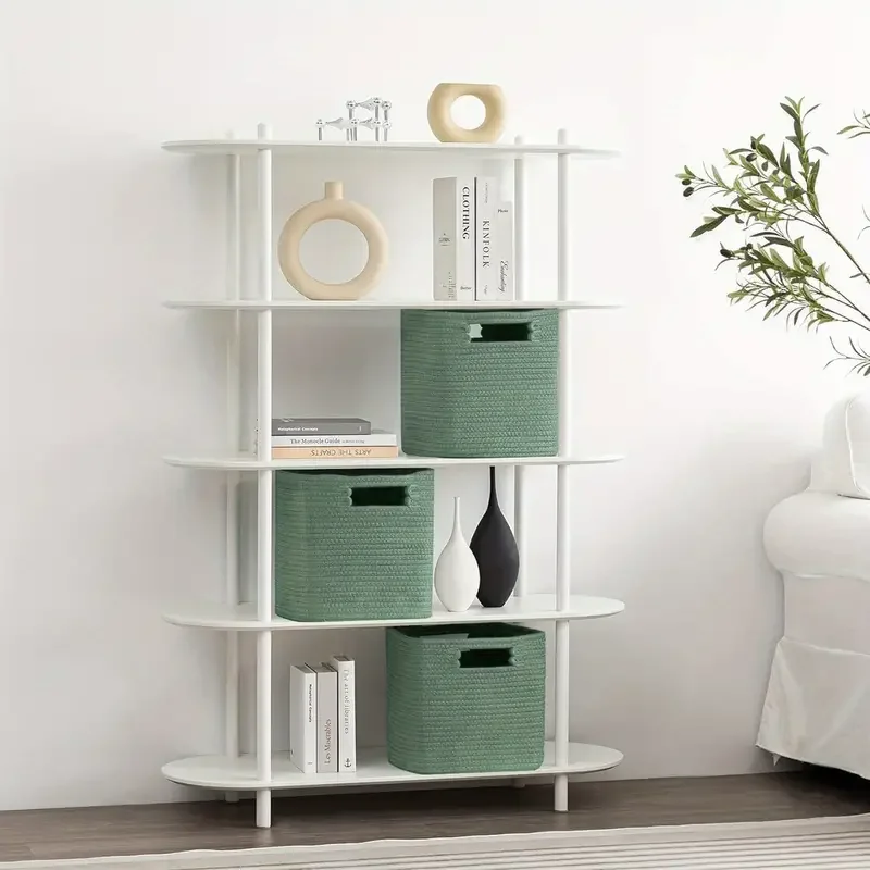 Multifunctional High Quality Durable Organizer Cotton Rope Storage Basket with Handles