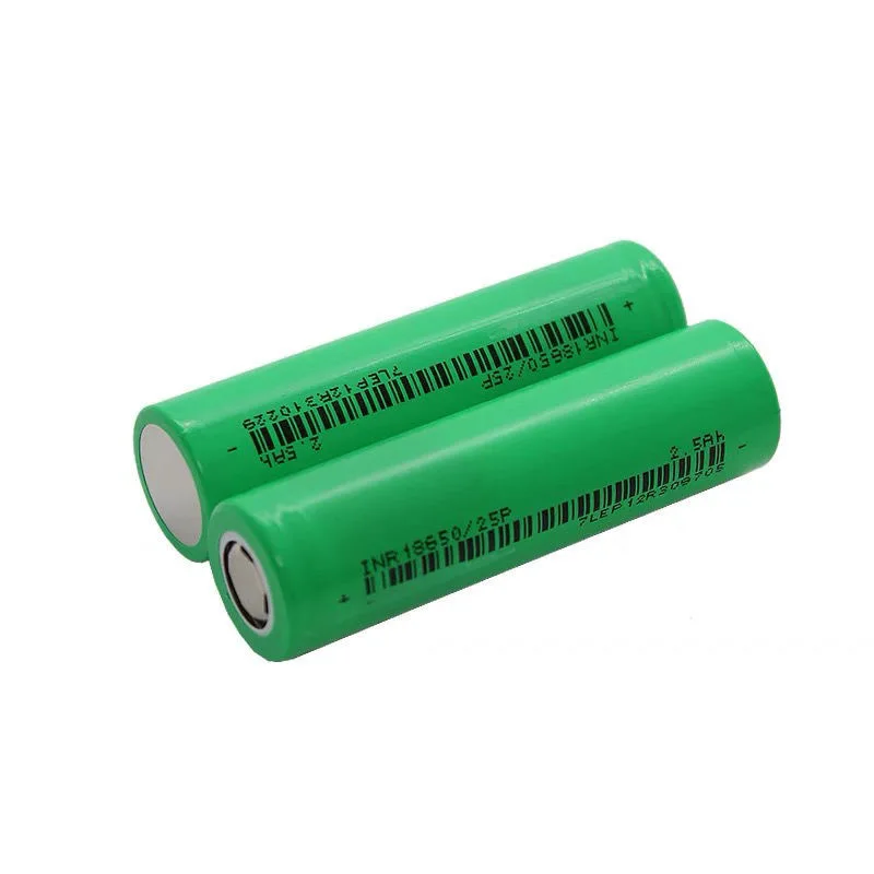 25P 2.5Ah INR18650 12C 30A литиевые батареи Литий-ионные 3 7 В 2500 мАч ячейка NCM 18650-25P EV электронная 18650/25P 18650