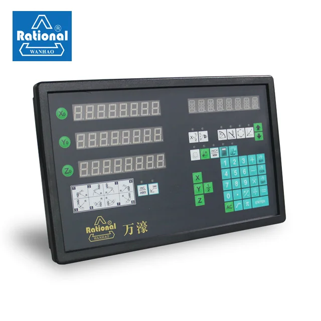 Measuring Tools Lathe Grinding Machine 3 Axis Dro Set Rational Digital Readout And Linear Scale
