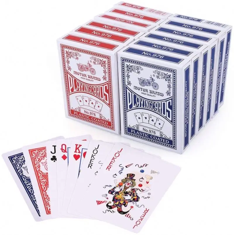Waterproof Sublimation Playing Card With Box Front And Back Printing Logo Gold Paper Pvc Plastic Game Custom Poker Playing Card