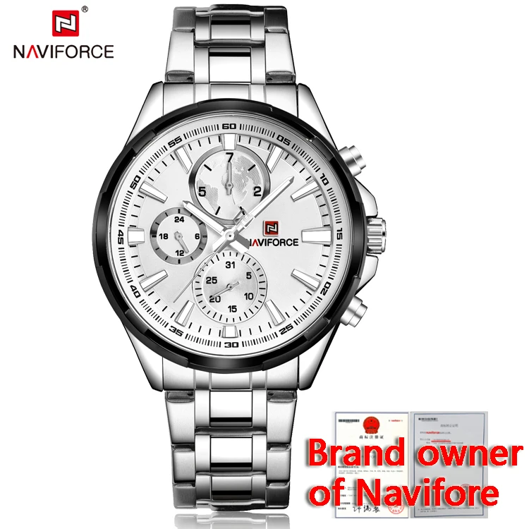 naviforce 9089 RGB luxury sport custom logo relojes mens watches in wristwatches