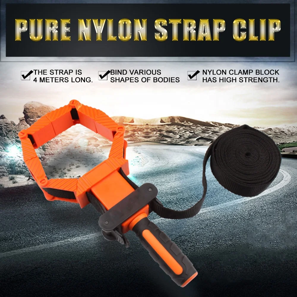 Factory Direct Sales Portable Table Tool Carpenter Soft Grip ABS Plastic Wood Woodwork Woodworking Angle Strap Frame Clamp