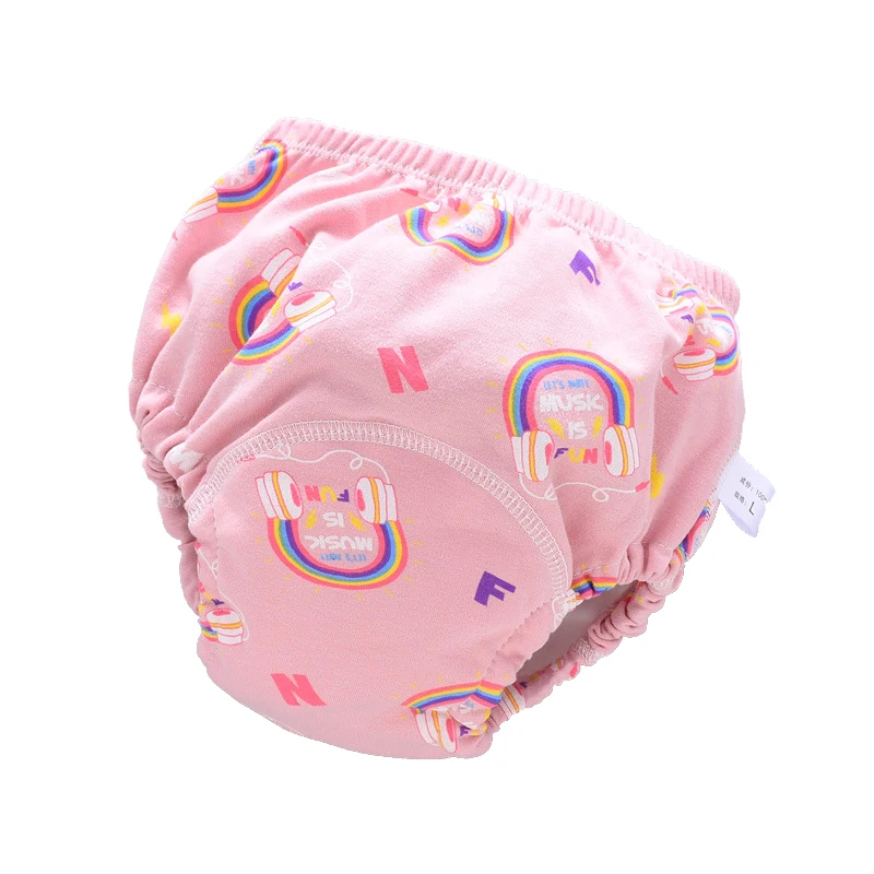 Muslin Cotton Breathable Baby Cloth Diapers Pants Wholesale Baby Comfortable Training Pants Eco-friend Baby potty training pants
