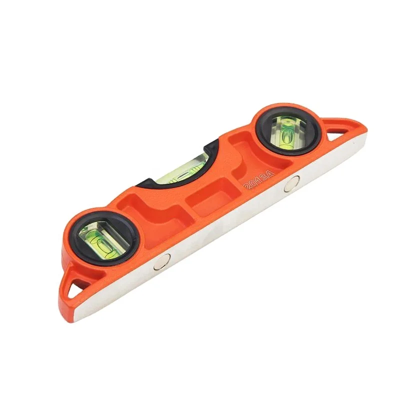 High professional high accuracy waterproof plastic bubble level for spirit levels