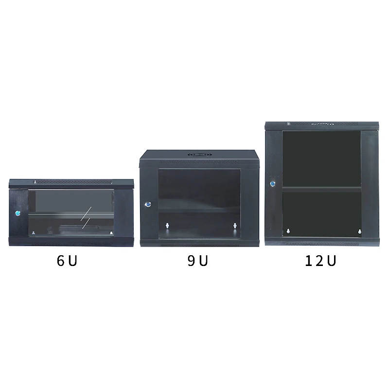 OEM assemble 19 inch telecom network 12u rack server cabinet 4u 6u 9u 12u network wall mount cabinet enclosurewall