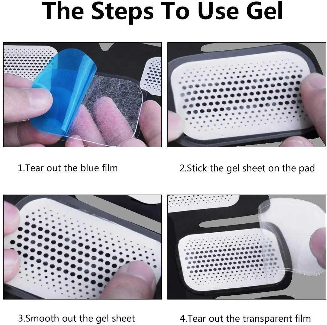 OEM custom replacement gel pads TENS EMS Gel Pads for tens ems machine