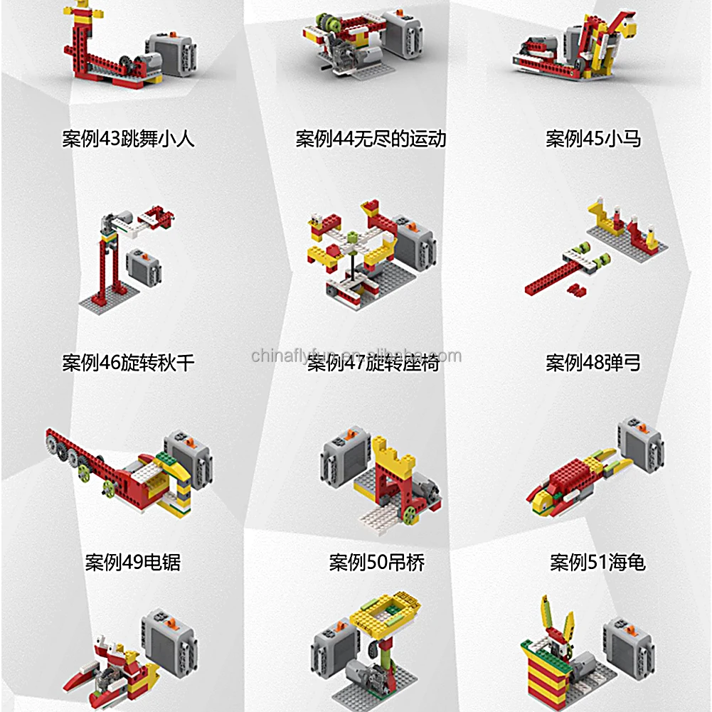 DIYmall 152PCS Educational and Dactas Series WeDo 1.0 Robotics Set Building Blocks STEM DIY Bricks Toys Gift With Storage Box