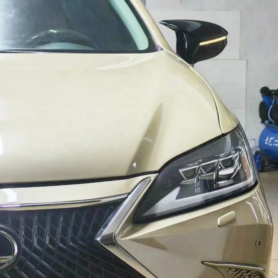 Car Mirror For 2006 Lexus ES 300 upgrade LED Style Plastic Material Gloss Black 2008 Lexus Es 330 Mirror Cover Replacement