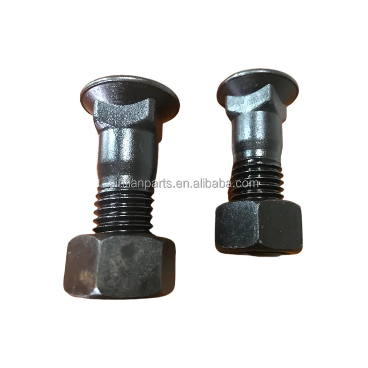 40Cr Material 12.9 Grade Excavator and Crawler Bulldozer sprocket plow bolt and nut 4F3656/4K0367 with size 5/8X2-1/2