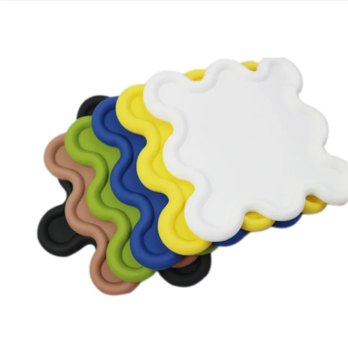 Wholesale high quality Printed silicone dining table mats Silicone Placemat