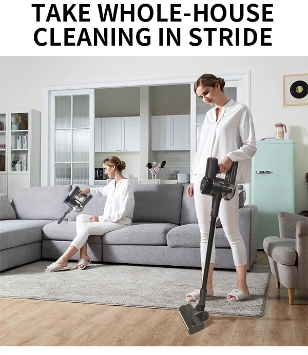 Factory direct sale low price large suction vacuum cleaner long life wireless handheld stick vacuum