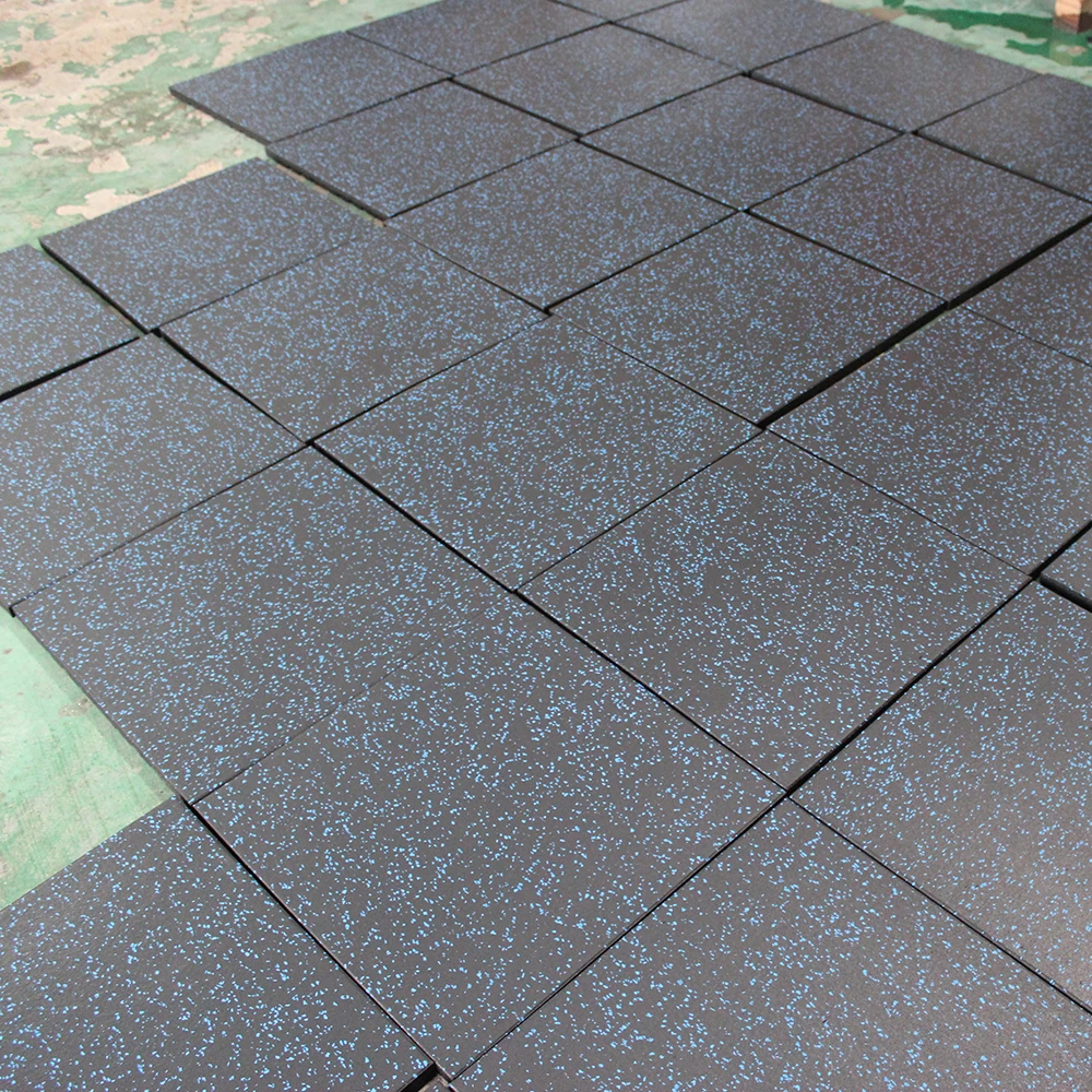 Rubber Flooring EPDM Rubber Impact Flooring Mat For Gym Areas Rubber Tiles Flooring