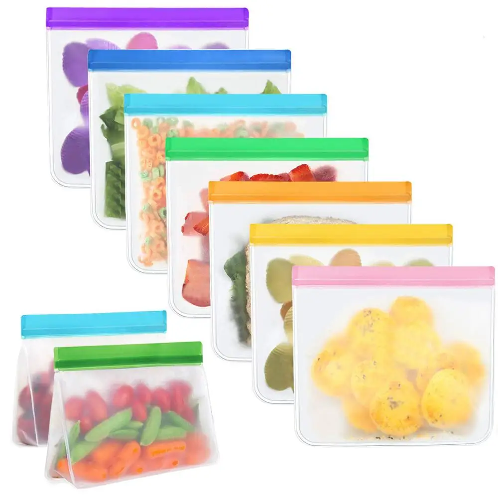 BPA Approved Reusable PEVA Food Storage Bag