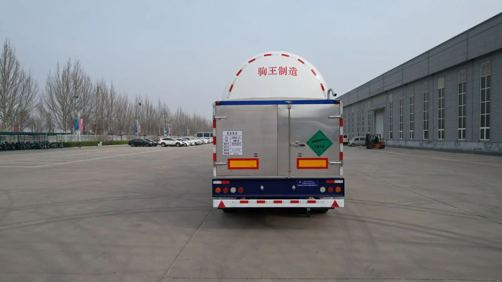 Factory  low price  good  quality OEM ODM Liquid Nitrogen  tank   transport  semi trailer
