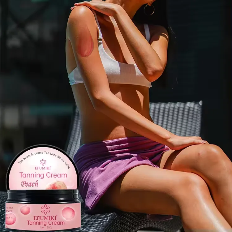 Sunless Tanning Cream Spray Extreme Intensifying Tanning Cream Lotion Private Label Tanning Cream for Sunbeds