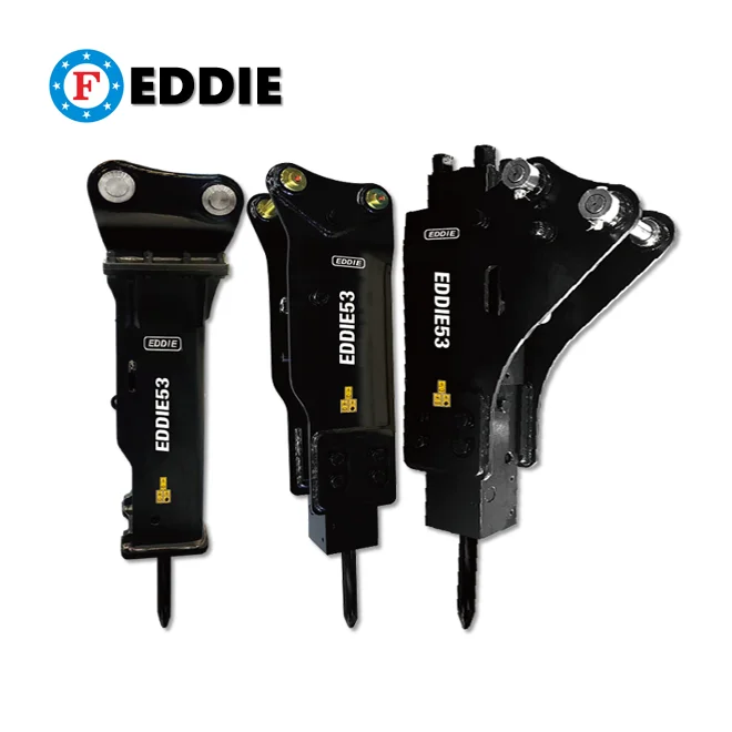 High Quality Professional EDT300 Hydraulic Breaker Direct Manufacturer New Eddie Hydraulic Rock Excavator Construction Machinery
