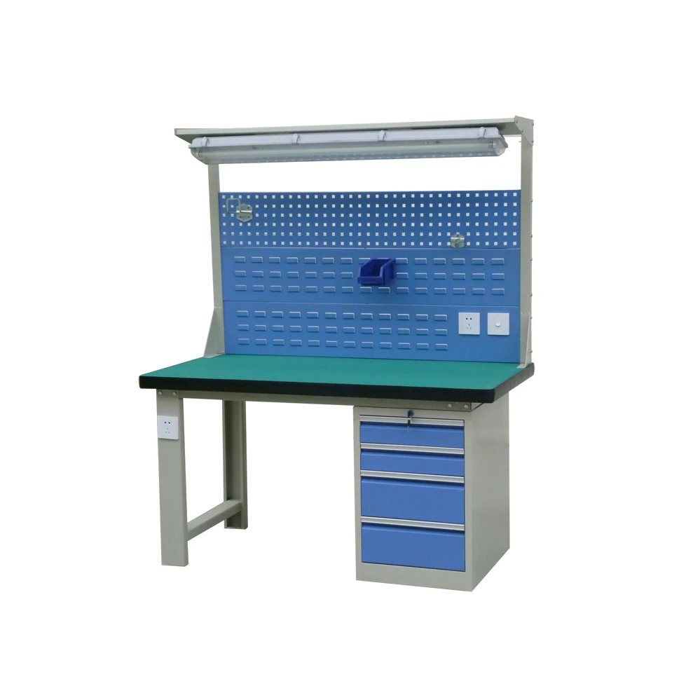 heavy duty metal work tableswith drawers