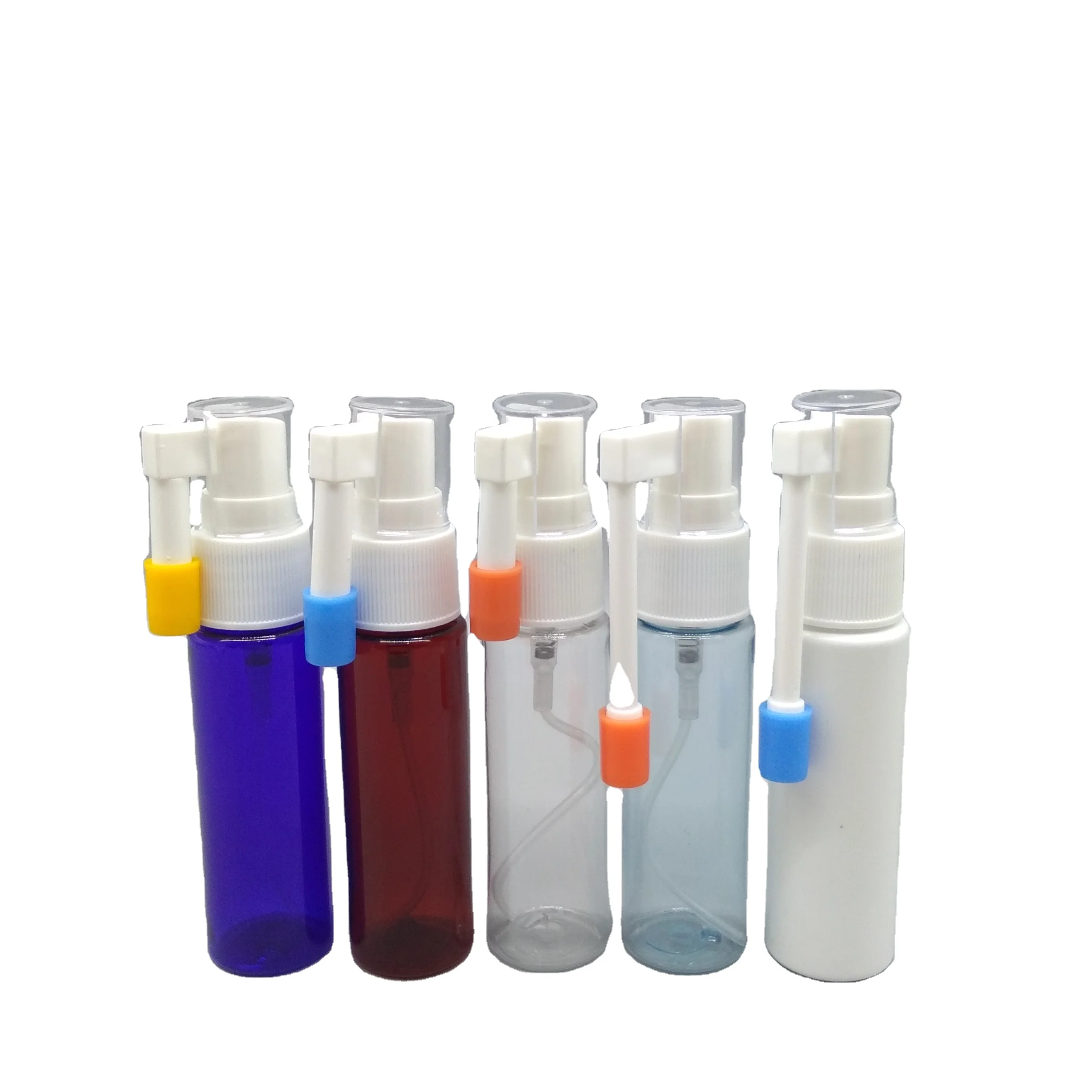25ml Plastic Oral Spray Bottle For Mouth Cleaning Anti-inflammatory Rocker Long Spray Pump