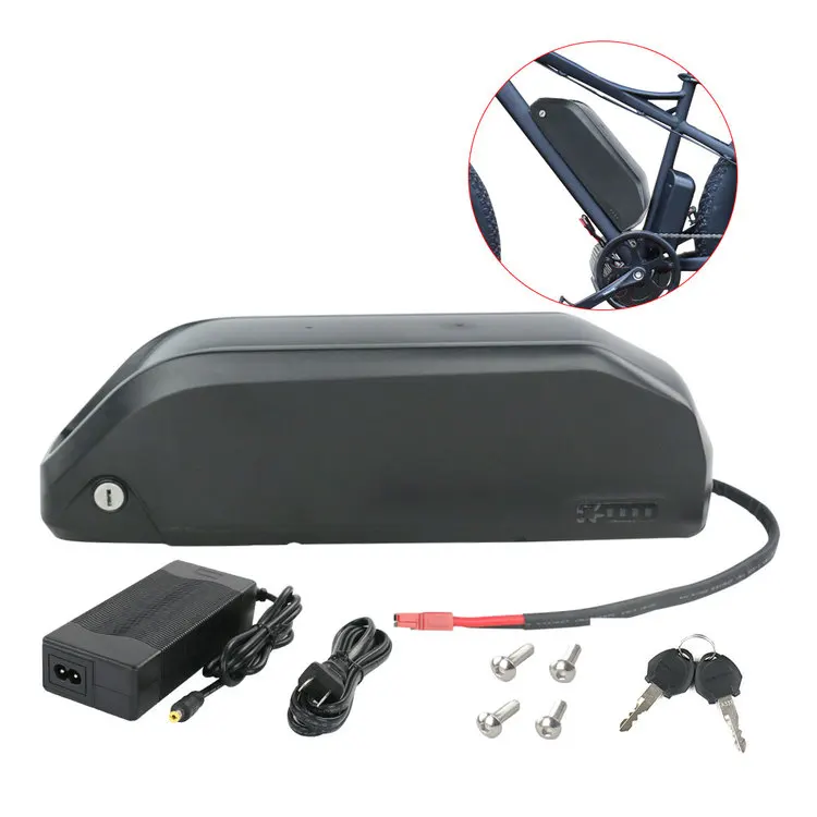 
D2D Shipment Down Tube Type Poly Plus 48V 52V 17.5Ah Electric Bike Li-ion Battery for 8FUN 750w 1000w 1500w Conversion Kit 