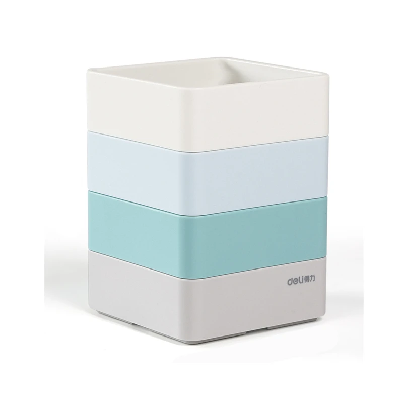 
ABS Pencil Pen Holder Desktop Organizer Stand Cup Storage Box for Office School Home Kids 