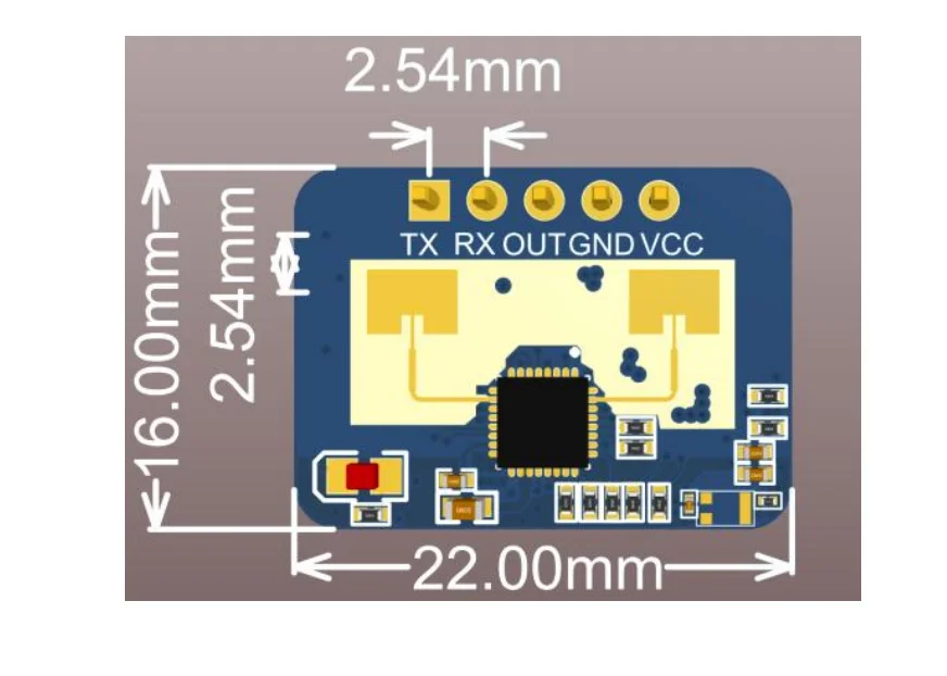 Hot Hi-Link High Sensitivity LD2410C 24GHz mmWave Human Presence Status Sensing Radar Sensor Module HLK-LD2410C