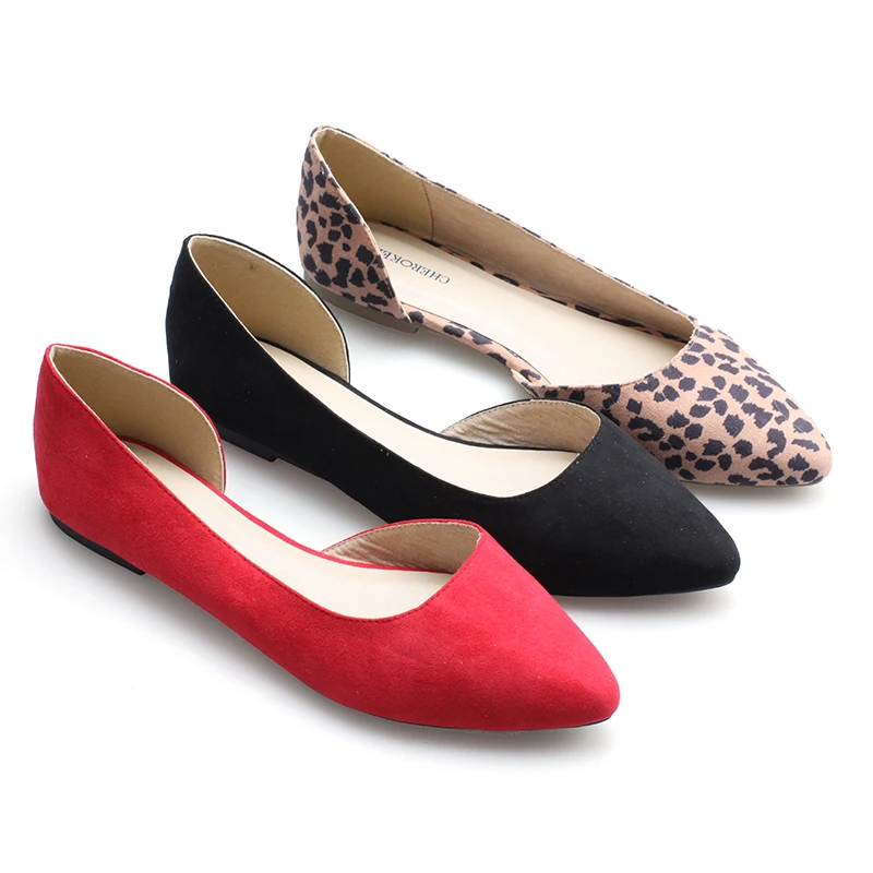 Женские Модные уличные босоножки с острым носком, леопардовые, из микрофибры, без застежек, с мягкой стелькой, пикантные босоножки на плоской подошве