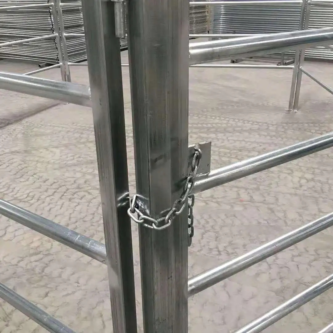 China manufacture high quality hot sale cow farm livestock cattle yard complete galvanized metal cattle yard with gate